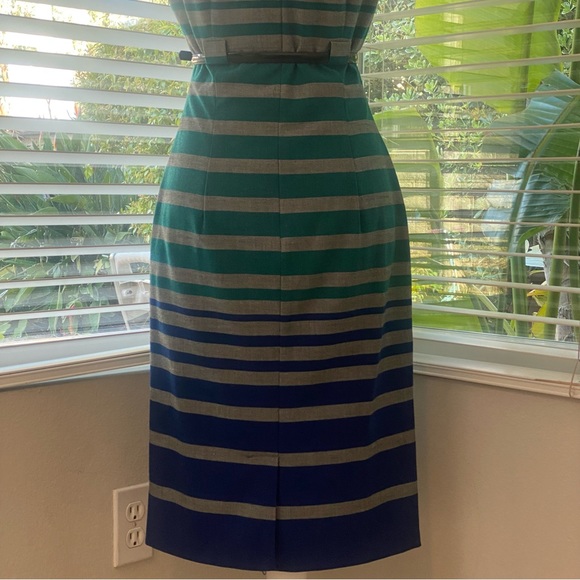 Calvin Klein Sleeveless Midi Dress w/ Belt Cinched in at waist Size 2 - Picture 13 of 15